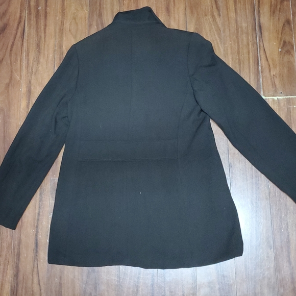 Vintage Wool Origins Blazer Jacket Size 10 Dark Brown Made in Canada - Picture 5 of 5